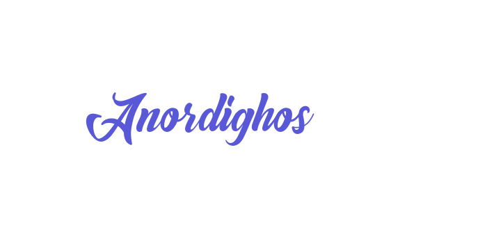 Anordighos Font Download