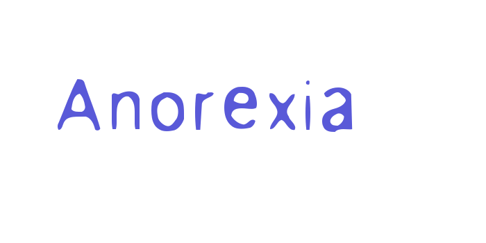 Anorexia Font