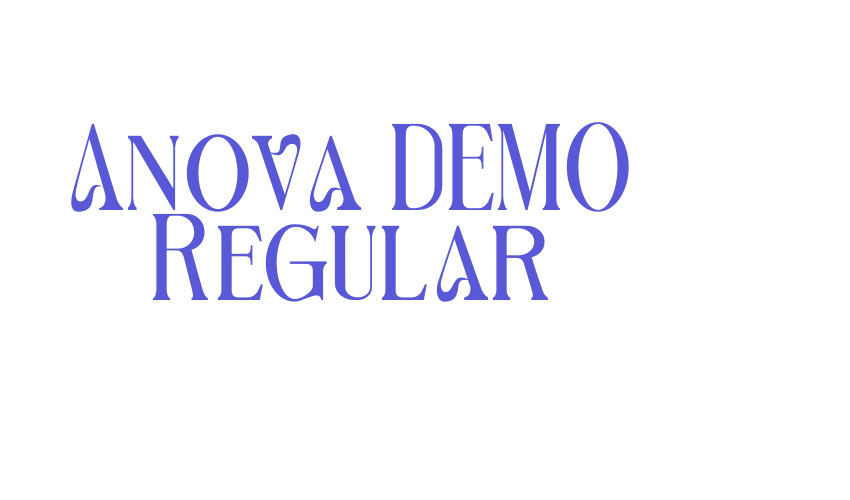 Anova DEMO Regular Font