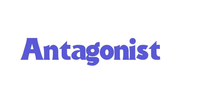 Antagonist Font