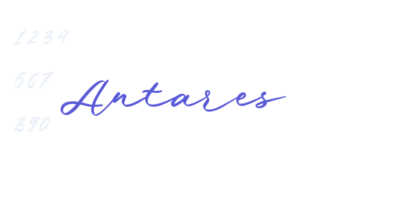 Antares font free