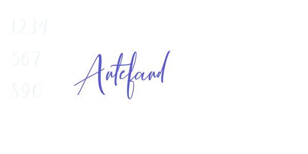 Antefand font free