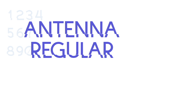 Antenna Regular font free