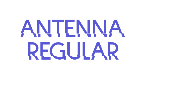 Antenna Regular Font