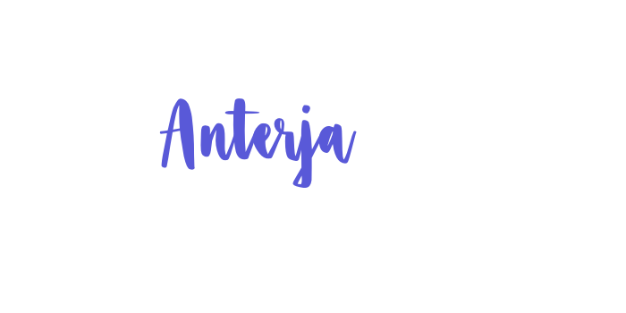 Anterja Font Download