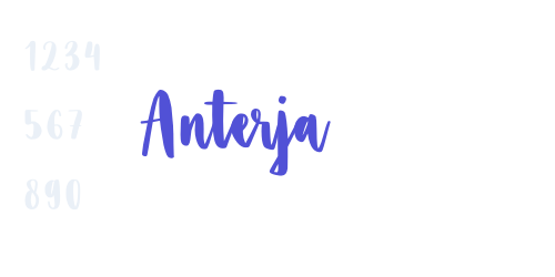 Anterja-font-download