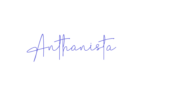 Anthanista font free