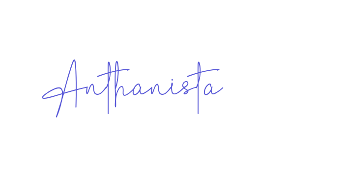 Anthanista Font