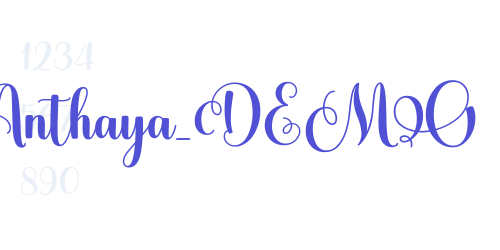 Anthaya_DEMO-font-download