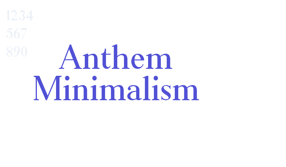 Anthem Minimalism-font-download