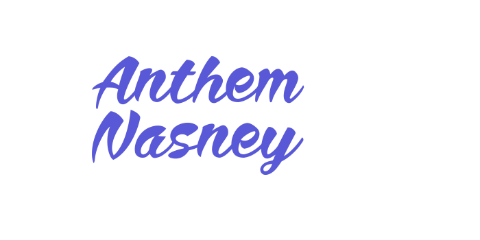 Anthem Nasney Font Download