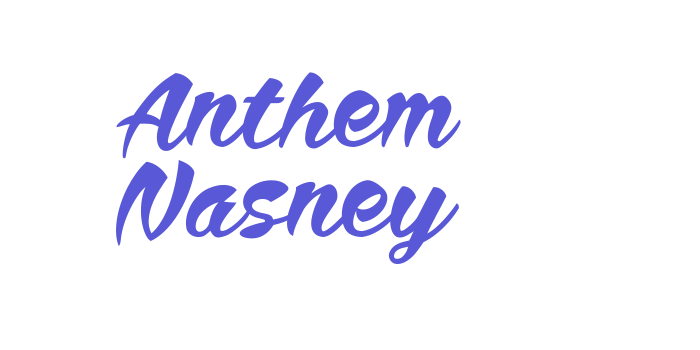 Anthem Nasney Font