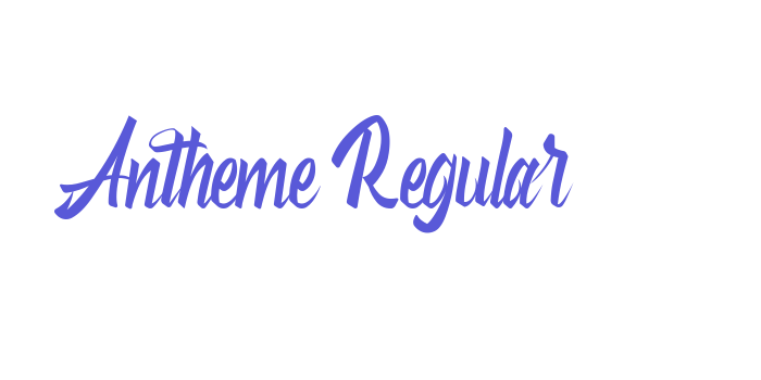 Antheme Regular Font