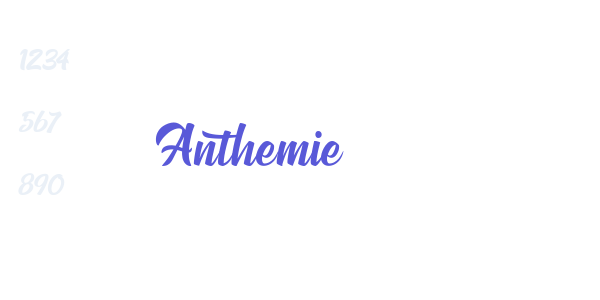 Anthemie font free