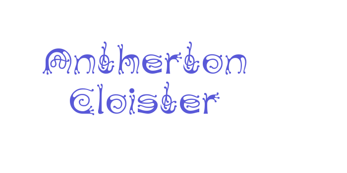 Antherton Cloister Font Download