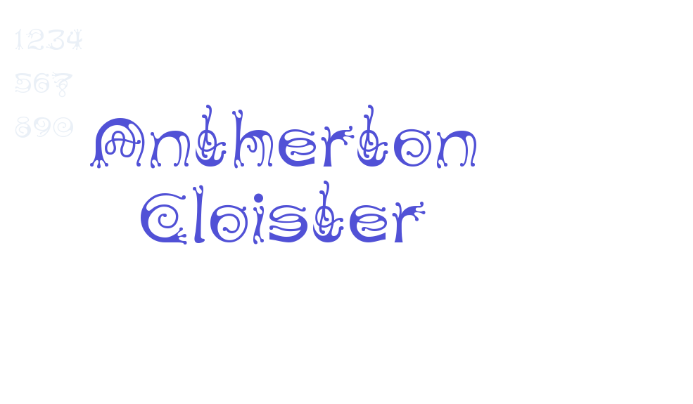 Antherton Cloister-font-download