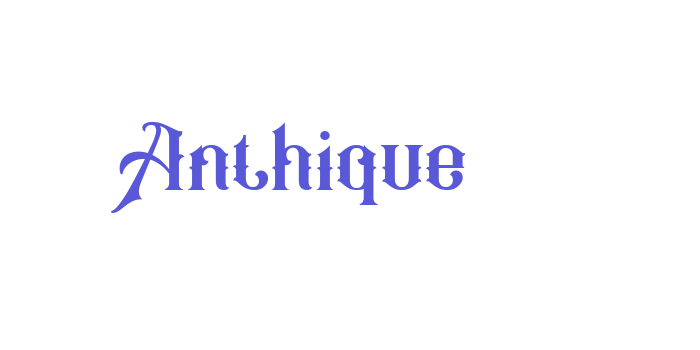 Anthique Font Download