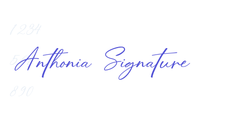 Anthonia Signature-font-download