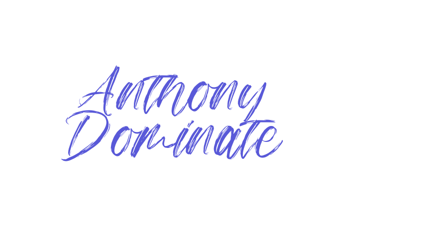 Anthony Dominate Font