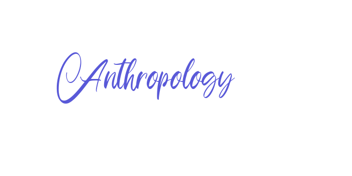 Anthropology Font Download