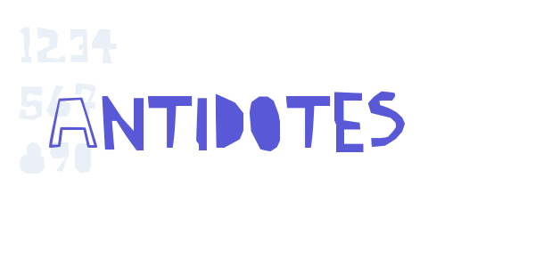 Antidotes font