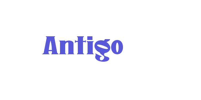 Antigo Font Download