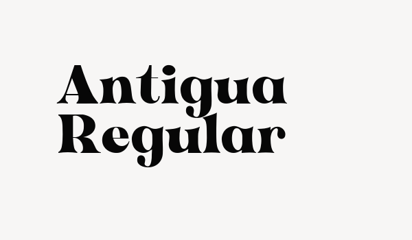 Antigua Regular Font