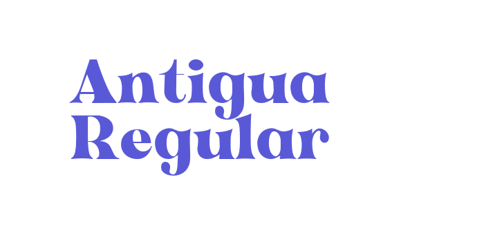 Antigua Regular Font Download