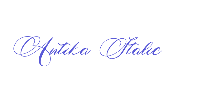 Antika Italic Font Download