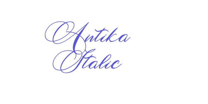 Antika Italic Font