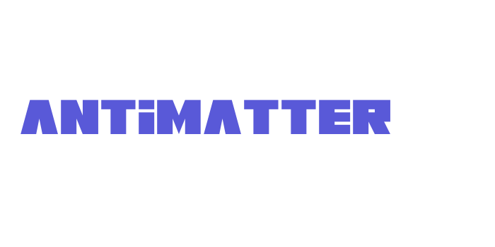 Antimatter Font Download