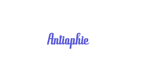 Antiophie Font Download