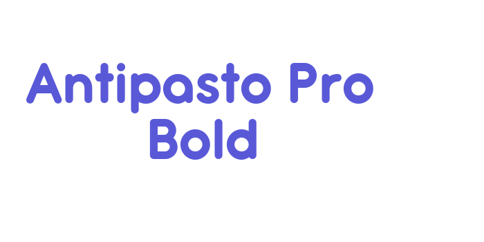 Antipasto Pro Bold Font Download