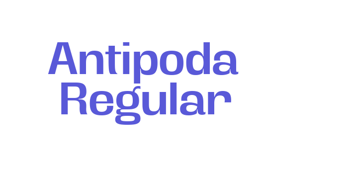 Antipoda Regular Font Download