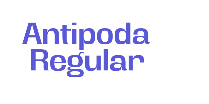 Antipoda Regular Font