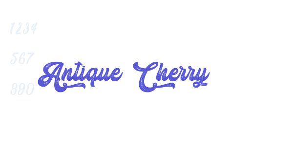 Antique Cherry font free