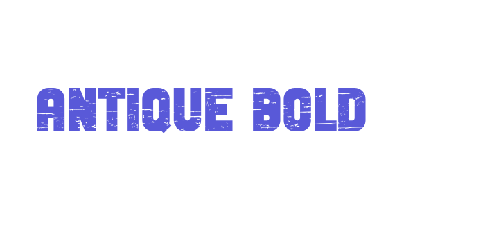 Antique Bold Font Download