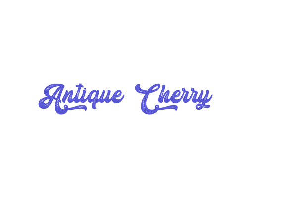 Antique Cherry Font