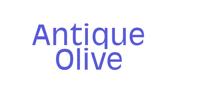 Antique Olive Font Download