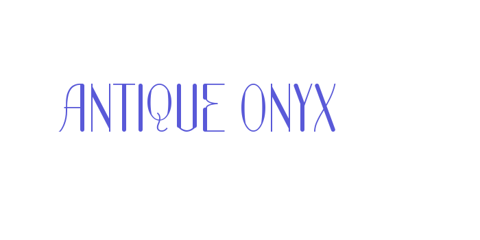 Antique Onyx Font