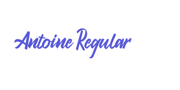 Antoine Regular Font Download