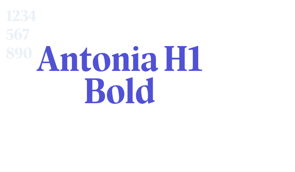 Antonia H1 Bold-font-download