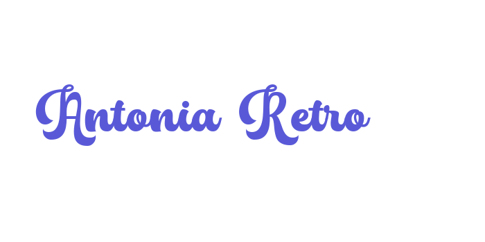 Antonia Retro Font Download