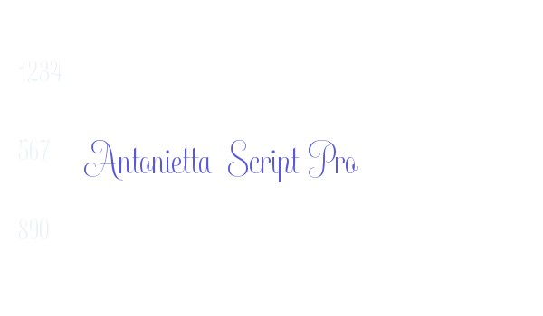 Antonietta-Script Pro Font