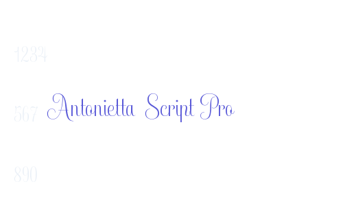 Antonietta-Script Pro Font Download