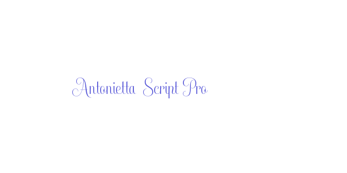 Antonietta-Script Pro Font Download