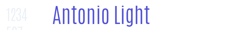 Antonio Light-font