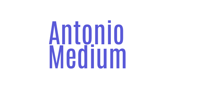 Antonio Medium Font Download