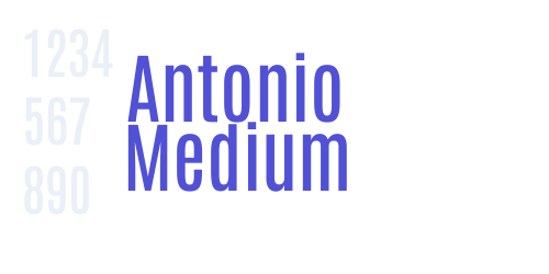 Antonio Medium-font-download