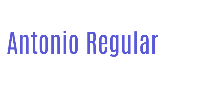 Antonio Regular Font Download